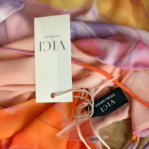 NWT Vici Multicolor Strappy Dress - Picture 3 of 5